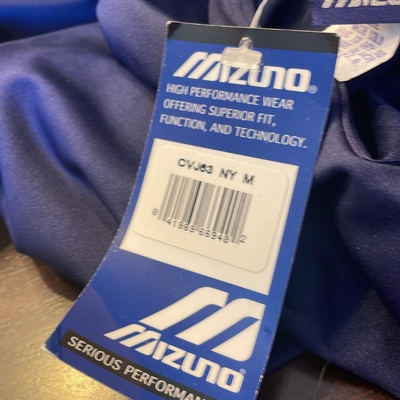 Mizuno Drylite Women’s Vneck Volleyball Athletic Shirt size Medium. Navy - Picture 6 of 6